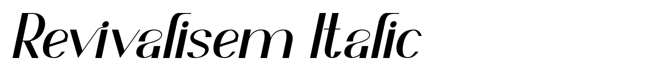 Revivalisem Italic